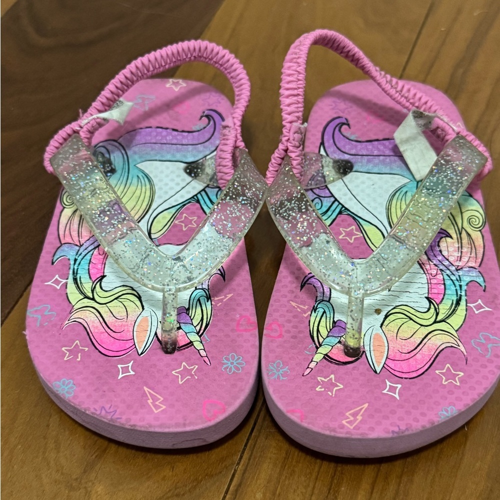 Pink Unicorn Kids Sandals - Picture 4 of 8